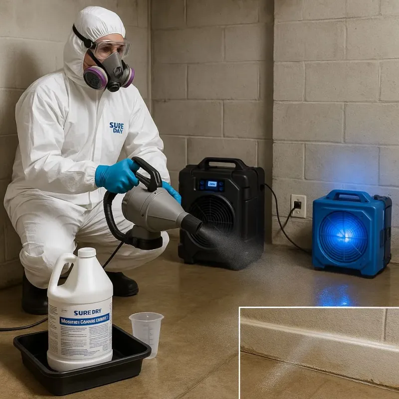 Sanitization and Odor Removal process in Spotsylvania Courthouse, VA