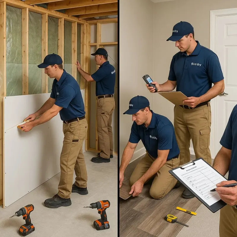 Repairs and Reconstruction process in Spotsylvania Courthouse, VA